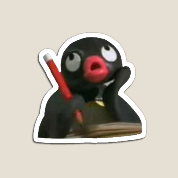 Vista previa del artículo con la obra «pingu aburrido», diseñado y vendido por Multiminjae.