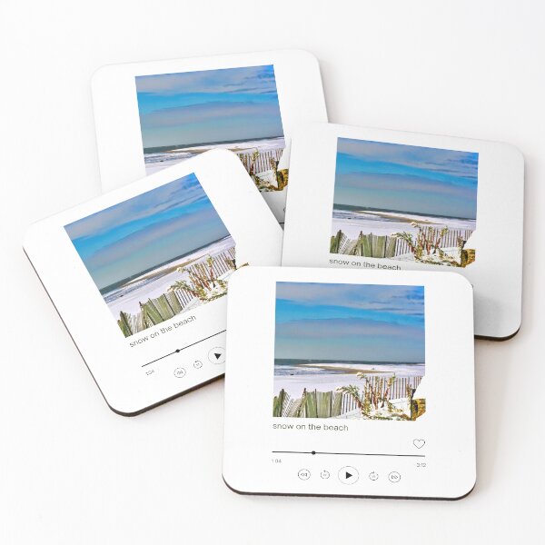 Item preview, Snow at the Beach Song Print - Taylor Swift designed and sold by Femme Pastel Collective.