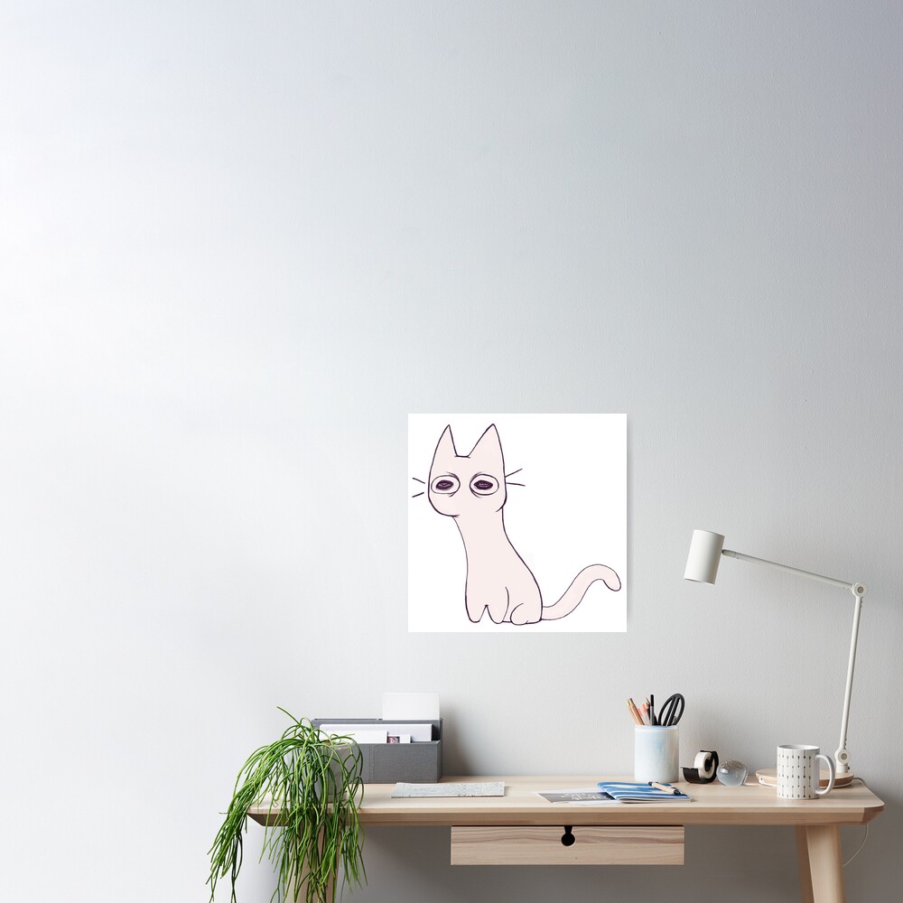 da l ink is in my bio 2 buy !! :D!! #cat #catstickers #catsticker #mem, Cat Drawing