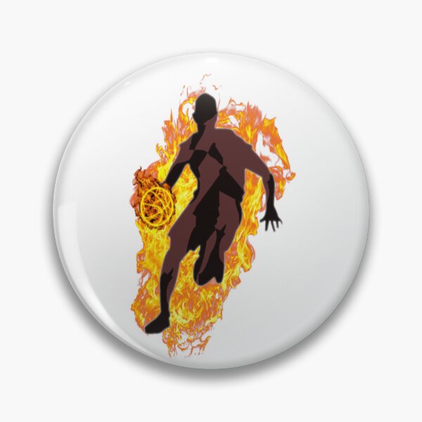 Item preview, Basketball player with a burning ball designed and sold by Zeil.