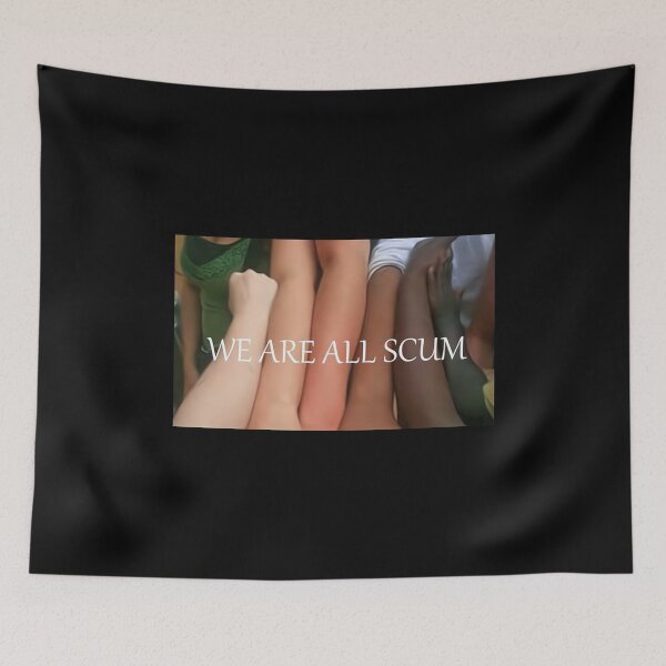 Item preview, We Are All Scum Funny Meme designed and sold by Big Twelve.