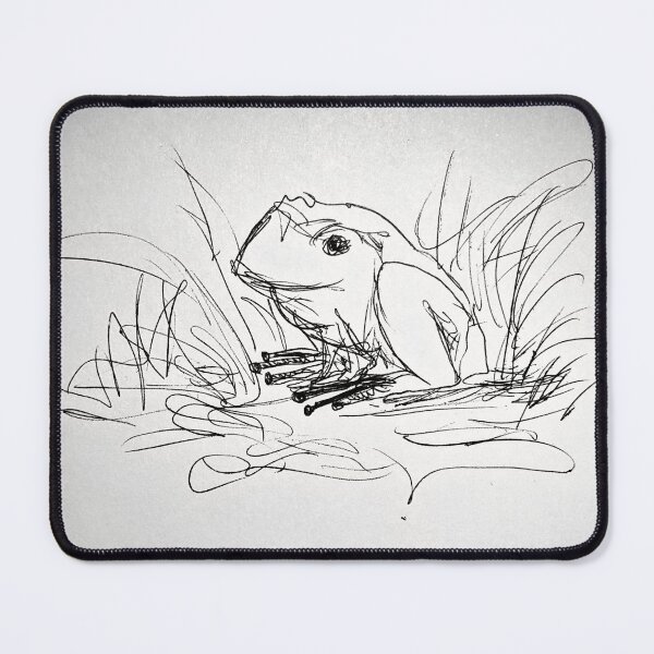 Item preview, Simple frog line art designed and sold by arfff.