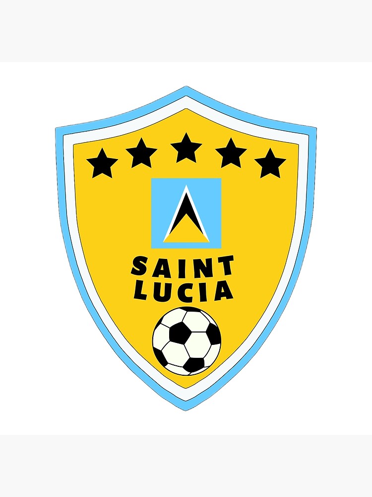 "Saint Lucia Football Team" Poster for Sale by Footballunite | Redbubble