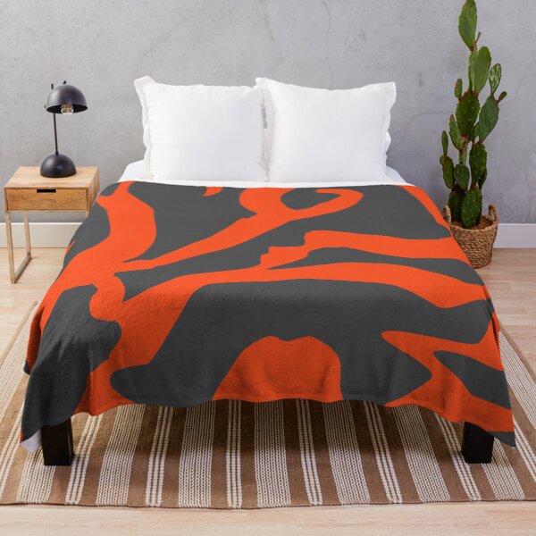 Item preview, Gray & Orange Liquid Swirl designed and sold by rainestore.