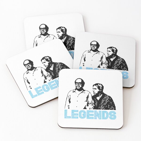 Item preview, MORECAMBE AND WISE - LEGENDS. BLACK/BLUE. designed and sold by 5hertz.