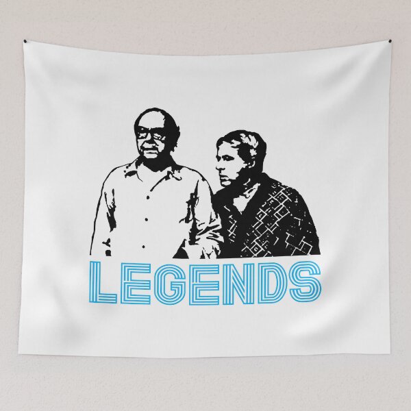 Item preview, MORECAMBE AND WISE - LEGENDS. BLACK/BLUE. designed and sold by 5hertz.