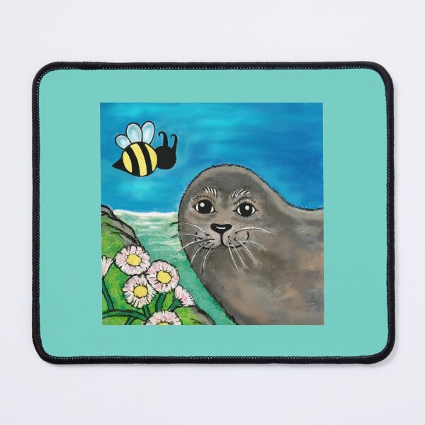 Item preview, Seal/Cornish Daisies - To Bee Beside The Seaside designed and sold by Debbee75.