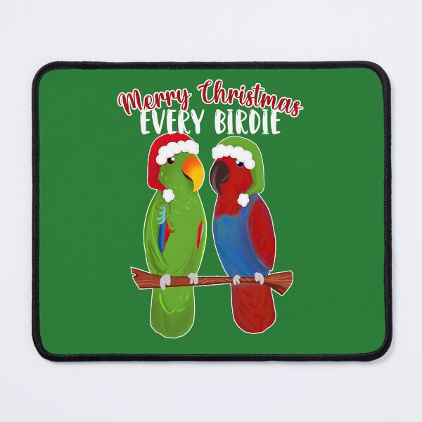 Item preview, Funny Eclectus Merry Christmas Every birdie designed and sold by SusanaDesigns.
