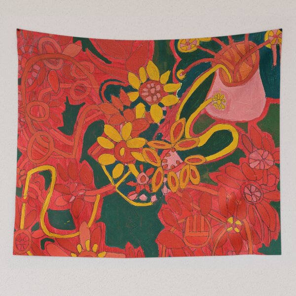 Item preview, Red Flowers designed and sold by Zion Levy Stewart.