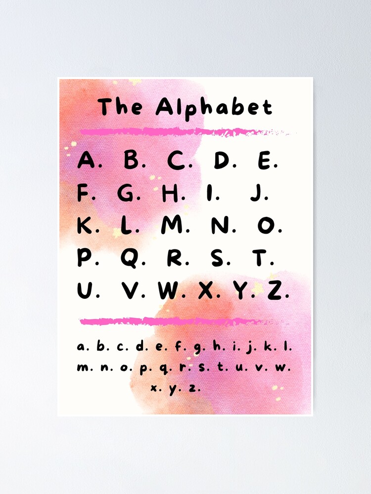 The Alphabet Poster