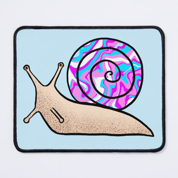 Item preview, Psychedelic Snail Blue and Pink Shell designed and sold by Julie Erin Designs.