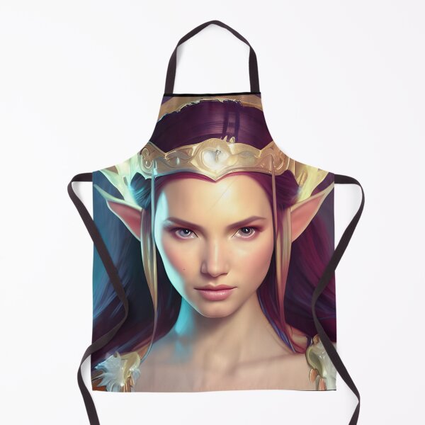 Item preview, Cute Fantasy Elf Princess Purple Different Colored Eyes designed and sold by Eliteijr.