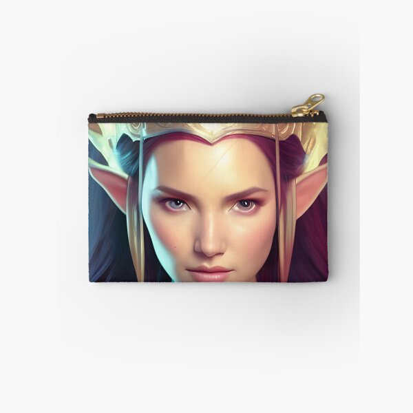 Item preview, Cute Fantasy Elf Princess Purple Different Colored Eyes designed and sold by Eliteijr.