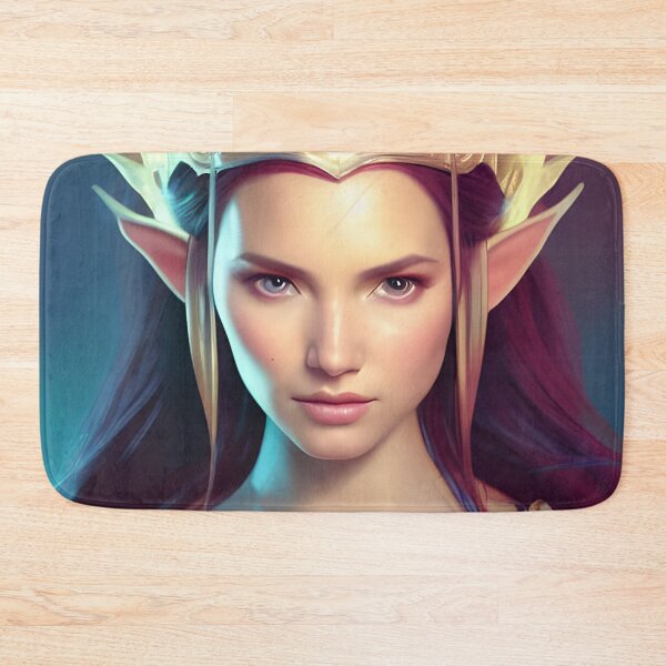 Item preview, Cute Fantasy Elf Princess Purple Different Colored Eyes designed and sold by Eliteijr.