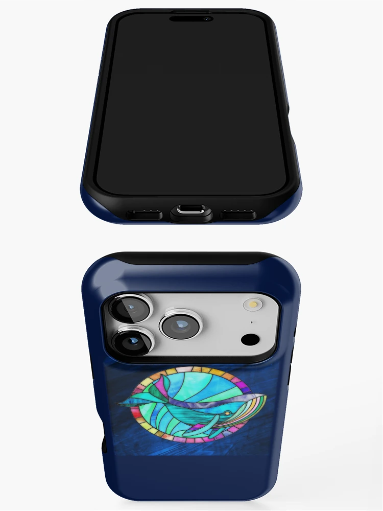 Thumbnail 3 of 4, iPhone Case, Whale designed and sold by RathiDesigns.