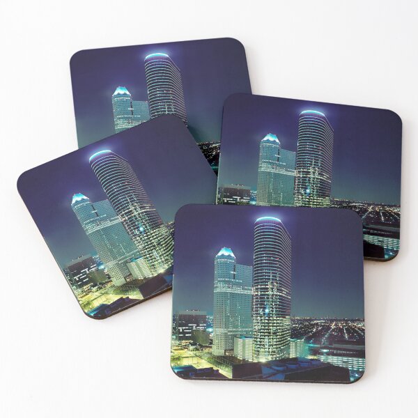 Item preview,  Houston Downtown Skyline at Night, 1985 designed and sold by Wernher Krutein.