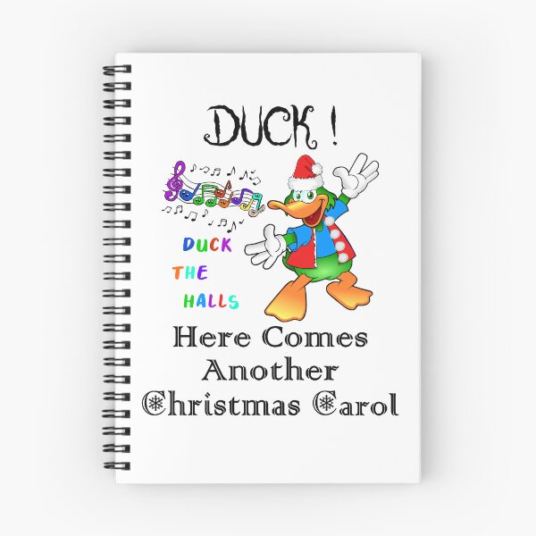 Item preview, DUCK! Here Comes Another Christmas Carol | Sarcastic Christmas Humor - Cute Colorful Duck, Singing Duck The Halls designed and sold by Oaks Creations.