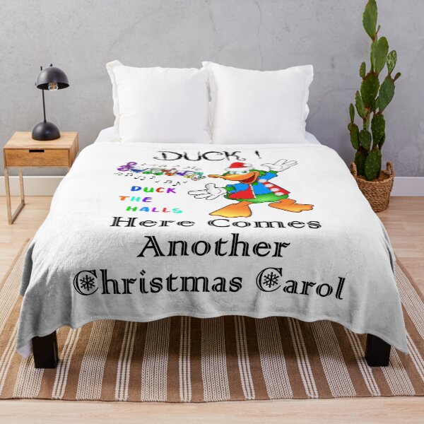 Item preview, DUCK! Here Comes Another Christmas Carol | Sarcastic Christmas Humor - Cute Colorful Duck, Singing Duck The Halls designed and sold by Oaks Creations.