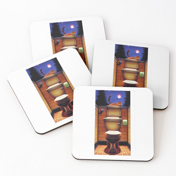 Item preview,  Toilet Cat designed and sold by GroovyDino.