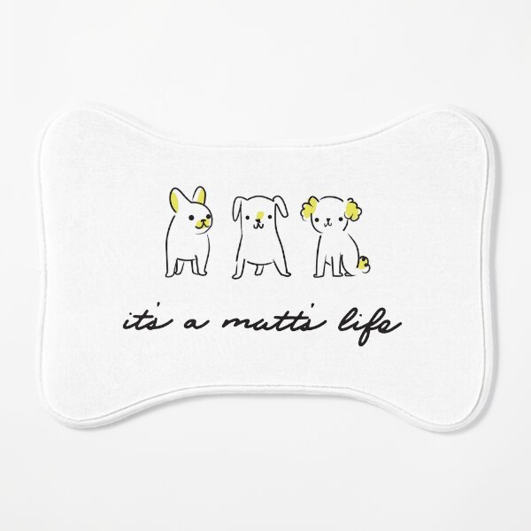 Hipster Hound Dog Mat