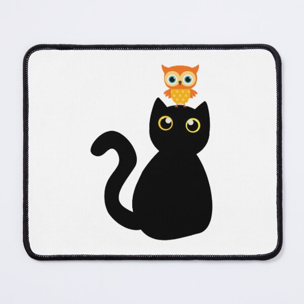 Item preview, a cat and an owl designed and sold by jewelltran.