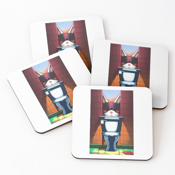 Item preview, Toilet Cat designed and sold by GroovyDino.