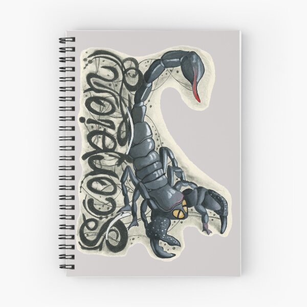 Item preview, Forest scorpion with lettering designed and sold by KnowingWonder.