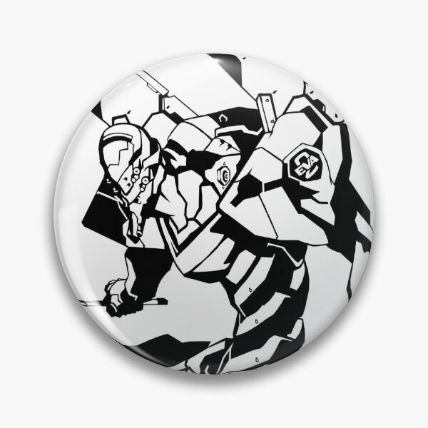 Item preview, Evangelion Unit 2 (Black and White) designed and sold by Clarity210.