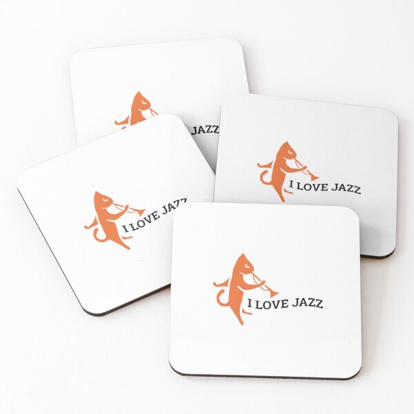 Item preview, I Love Jazz Cat Illustration  designed and sold by define design.