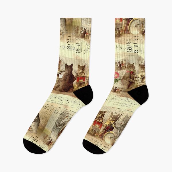 Item preview, Vintage Musical Cat Band designed and sold by silviaol.