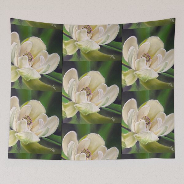 Item preview, "Magnolia Blossom" painted in pastels designed and sold by Marla Kurzec.