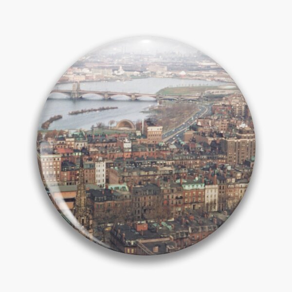 Item preview, 1950s - Aerial View of Boston, Longfellow Bridge in the Background, Massachusetts, USA designed and sold by thatwaslife.