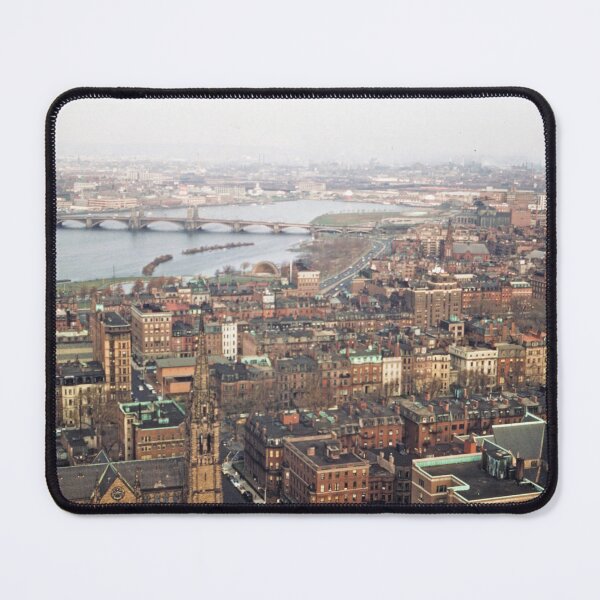 Item preview, 1950s - Aerial View of Boston, Longfellow Bridge in the Background, Massachusetts, USA designed and sold by thatwaslife.