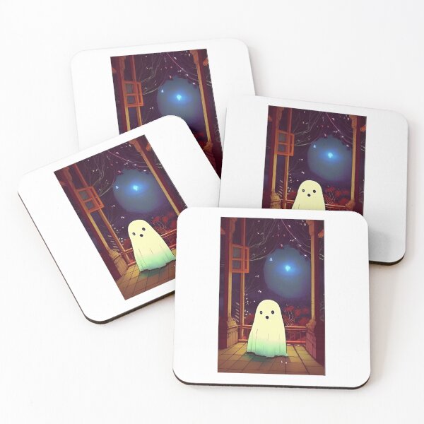 Item preview, Cute ghost in town designed and sold by GroovyDino.