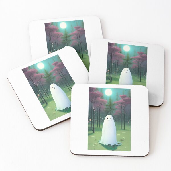 Item preview, Cute ghost in town designed and sold by GroovyDino.