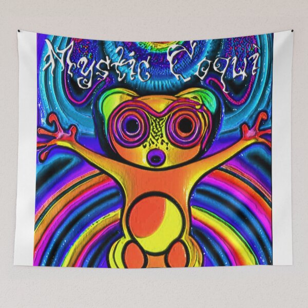 Item preview, Mystic Coqui Psychedelic Frog Dream AI designed and sold by webjmf.