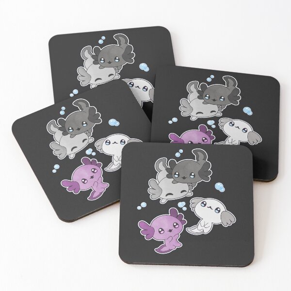 Item preview, Asexual Axolotl LGBT Pride Flag designed and sold by Clara Hollins.