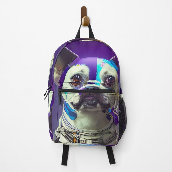 Item preview, Cyberpunk dog portrait designed and sold by Dicoart.