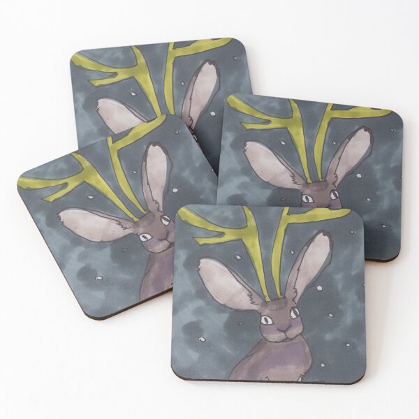Item preview, Jackalope Snow Day designed and sold by Mars714.