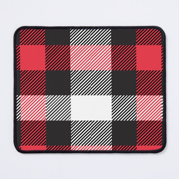 Item preview, Red and Black Buffalo Plaid Christmas Decor Pattern designed and sold by Tetete.
