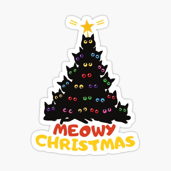 Item preview, MEOWY CHRISTMAS designed and sold by SkippyDesign.