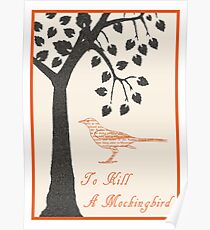 To Kill A Mockingbird Retro Print Poster