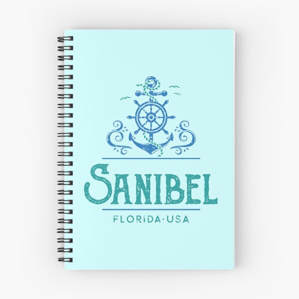 Item preview, Sanibel Island Florida Vintage Nautical Design designed and sold by Futurebeachbum.