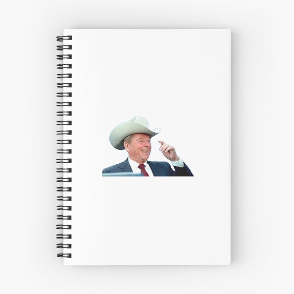 Item preview, Ronald Reagan in cowboy hat designed and sold by Madeline-13.