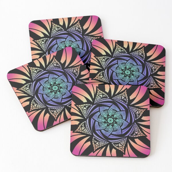 Item preview, Colourful mandala designed and sold by QuirkynCute.
