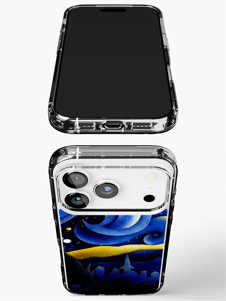 Thumbnail 3 of 5, iPhone Case, Starry night designed and sold by RathiDesigns.
