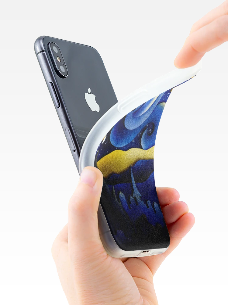 Thumbnail 4 of 5, iPhone Case, Starry night designed and sold by RathiDesigns.