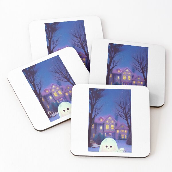 Item preview, Cute ghost in town designed and sold by GroovyDino.
