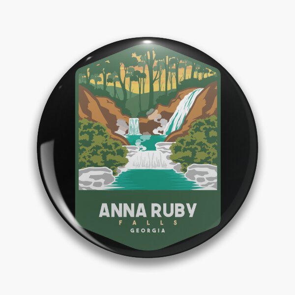 Item preview, Anna Ruby Falls Georgia Waterfall designed and sold by Friday NightCo.