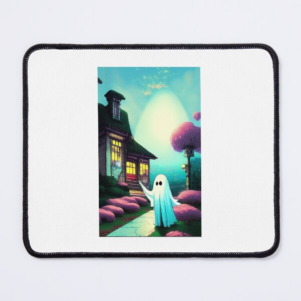 Item preview, Cute ghost in town designed and sold by GroovyDino.